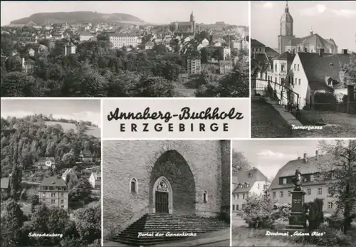 Annaberg-Buchholz Panorama, Turnergasse, Schreckenberg, Portal der   1979