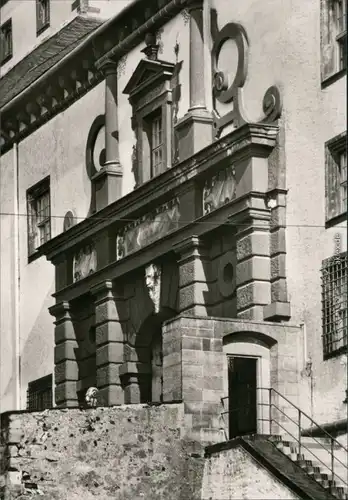 Ansichtskarte Augustusburg Schloss Augustusburg - Schloßportal 1976