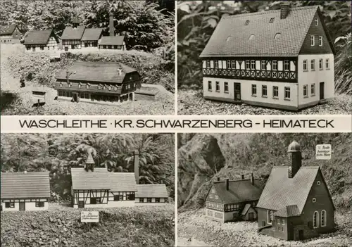 Waschleithe-Grünhain-Beierfeld Miniaturschauanlage Heimatecke 1978