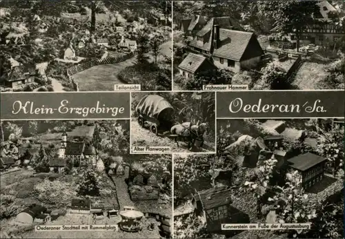 Ansichtskarte Oederan Miniaturpark Klein-Erzgebirge 1969