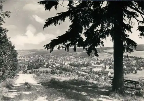 Ansichtskarte Olbernhau Blick auf den Ort 1968
