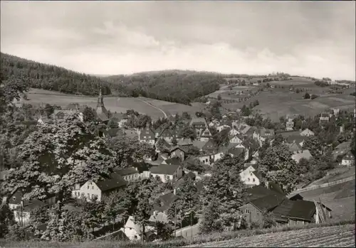 Ansichtskarte Seiffen (Erzgebirge) Blick auf den Ort 1972