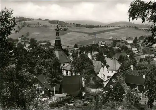 Ansichtskarte Seiffen (Erzgebirge) Teilansicht 1972