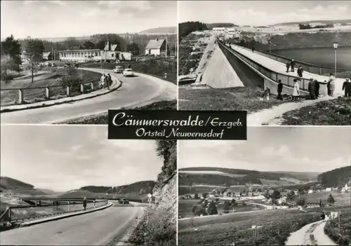 Cämmerswalde-Neuhausen (Erzgebirge) Straße, Talsperre  1974