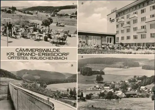 Cämmerswalde-Neuhausen (Erzgebirge) FDGB-Erholungsheim, Talsperre  1976