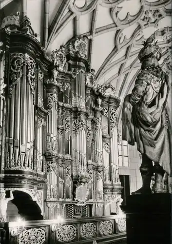 Ansichtskarte Altenburg Trost-Orgel in der Schloßkirche 1977