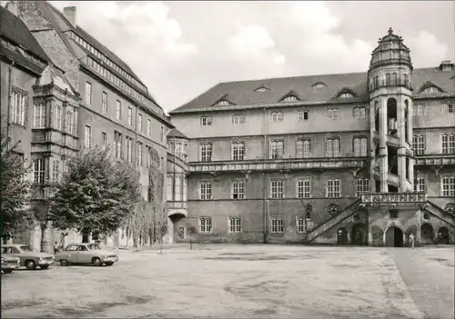 Ansichtskarte Torgau Schlosshof Hartenfels 1972