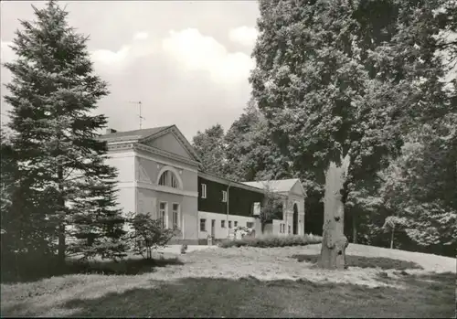 Ansichtskarte Kohren-Sahlis Schwind-Pavillon im Park 1981