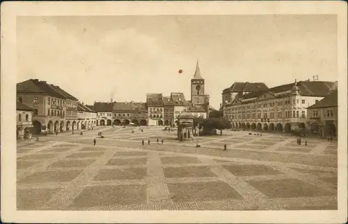 Ansichtskarte Jitschin (Gitschin) Jičín Masarykplatz 1929