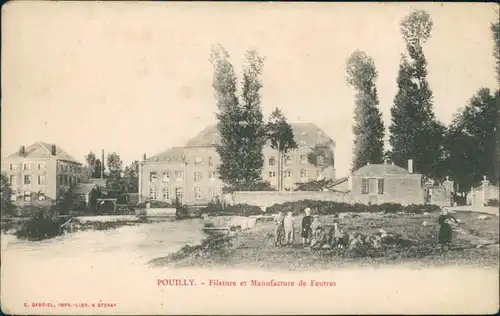 Pouilly-sur-Meuse Pouilly - Filature et Manufacture de Feutres 1906 