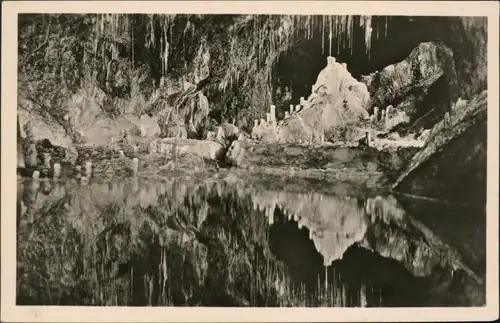 Ansichtskarte Saalfeld (Saale) Feengrotten 1956