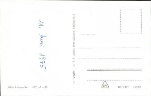 Ansichtskarte Bad Schandau Schrammsteinaussicht 1968