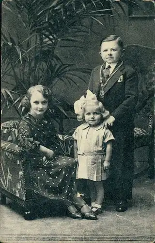 Ansichtskarte Berlin Schaefers Wonder Midgets - Familie 1908 