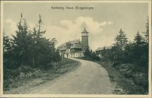 Ansichtskarte Sankt Joachimsthal Jáchymov Keilberg-Haus 1929 