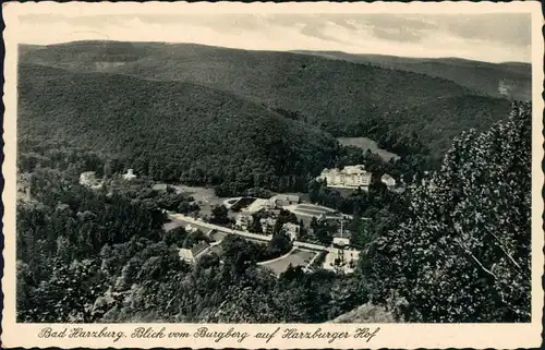 Ansichtskarte Bad Harzburg Blick auf den Ort 1936