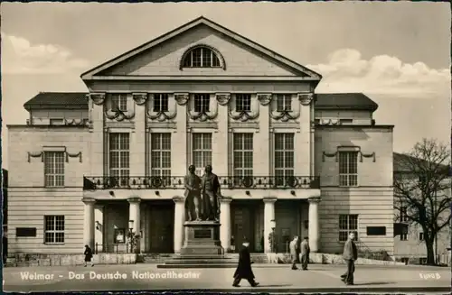 Ansichtskarte Weimar Deutsches Nationaltheater 1956
