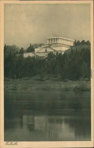 Ansichtskarte Regensburg Walhalla-Denkmal 1929 