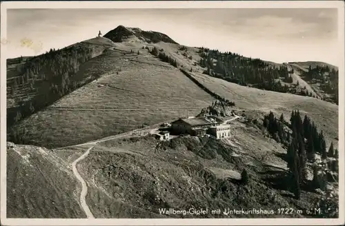 Ansichtskarte Rottach-Egern Unterkunftshaus Wallberg 1932 