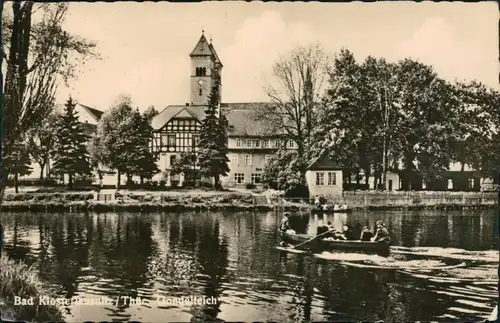 Ansichtskarte Bad Klosterlausnitz Gondelteich 1957