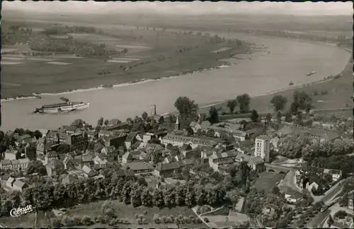 Ansichtskarte Kaiserswerth-Düsseldorf Luftbild 1956