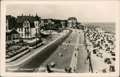 Ansichtskarte Kühlungsborn Strand 1959