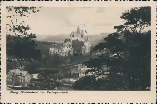 Ansichtskarte Kriebstein Burg Kriebstein 1970