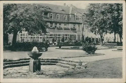 Bad Reinerz Duszniki-Zdrój Res.-Kur-Laz. Kurhaus - Gartenanlage 1934