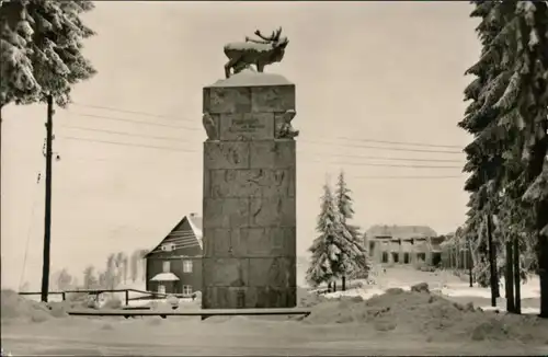 Ansichtskarte Frauenwald Monument 1956