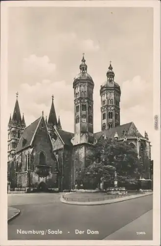 Ansichtskarte Naumburg (Saale) Dom - St. Peter und Paul 1951