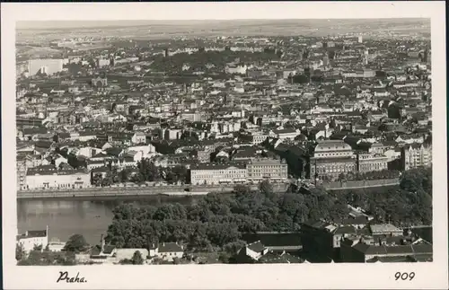 Ansichtskarte Holleschowitz-Prag Holešovice Praha Luftbild 1939