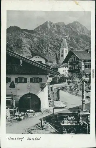 Foto Nußdorf am Inn Vom Hof zur Kirche 1939 Privatfoto