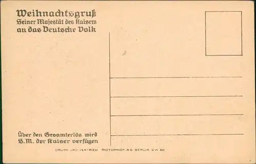 Ansichtskarte  Kaiser Wilhelm II 1916