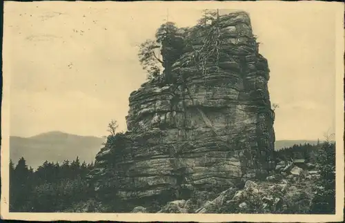 Ansichtskarte Schierke Feuersteinklippe 1937