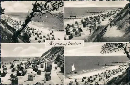 Ansichtskarte Koserow Strand 1958