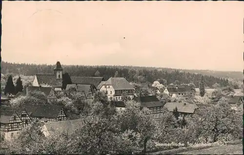 Ansichtskarte Tautenhain Blick auf den Ort 1960