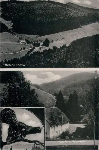 Ansichtskarte Badenweiler Gasthof zum Auerhahn 2 1941
