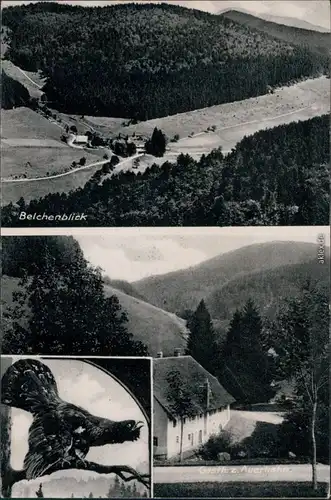 Ansichtskarte Badenweiler Gasthof zum Auerhahn 1941