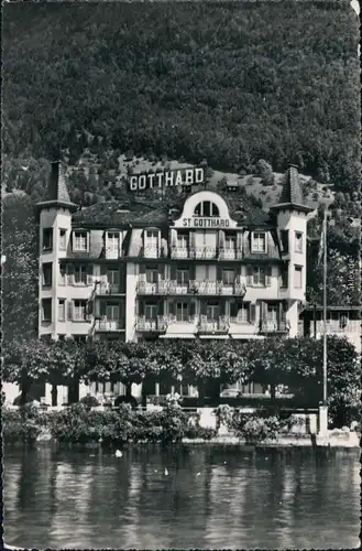 Ansichtskarte Weggis Hotel/Pension St. Gotthard 1979