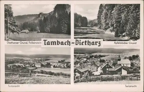 Tambach-Dietharz Dietharzer  Apfelstädter Grund, Teilansicht, Teilansicht 1959