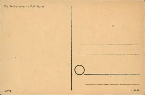 Ansichtskarte Steinthaleben-Kyffhäuserland Rothenburg vv 1924