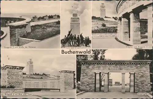 Ansichtskarte Weimar Konzentrationslager KZ Buchenwald Gedenkstätte 1960
