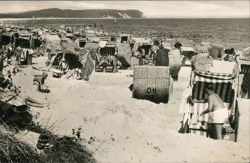 Ansichtskarte Göhren (Rügen) Strand 1961