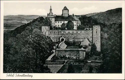 Ansichtskarte Attendorn Burg Schnellenberg 1955