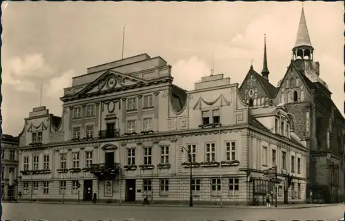 Ansichtskarte Güstrow Rathaus 1959
