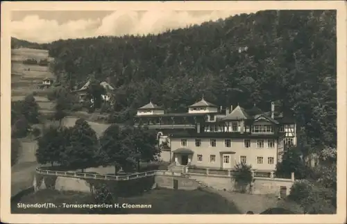 Ansichtskarte Sitzendorf Hotel Bergterrasse 1956
