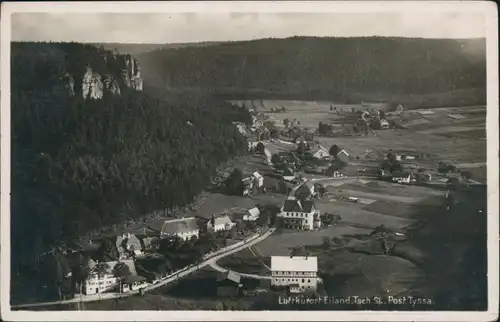 Eiland-Tissa (Tyssa) Ostrov u Tisé Tisá Blick auf die Stadt 1929 