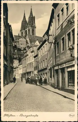 Ansichtskarte Meißen Burgstraße 1954