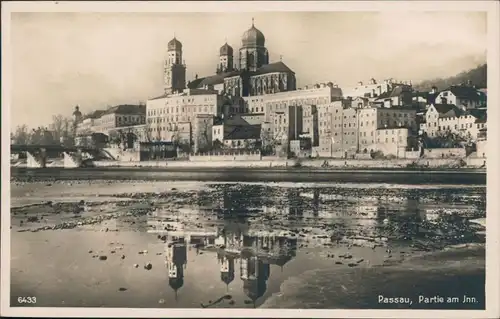 Ansichtskarte Passau Partie am Inn 1930