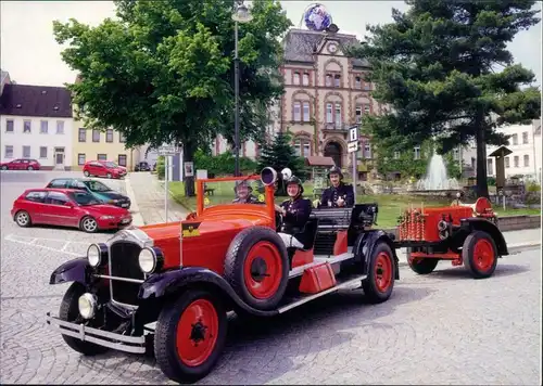Pausa (Vogtland)-Pausa-Mühltroff Traditionsfahrzeug, Opel 16/60 - FFW Pausa 1995