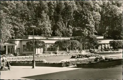 Ansichtskarte Bad Elster Badecafé 1958